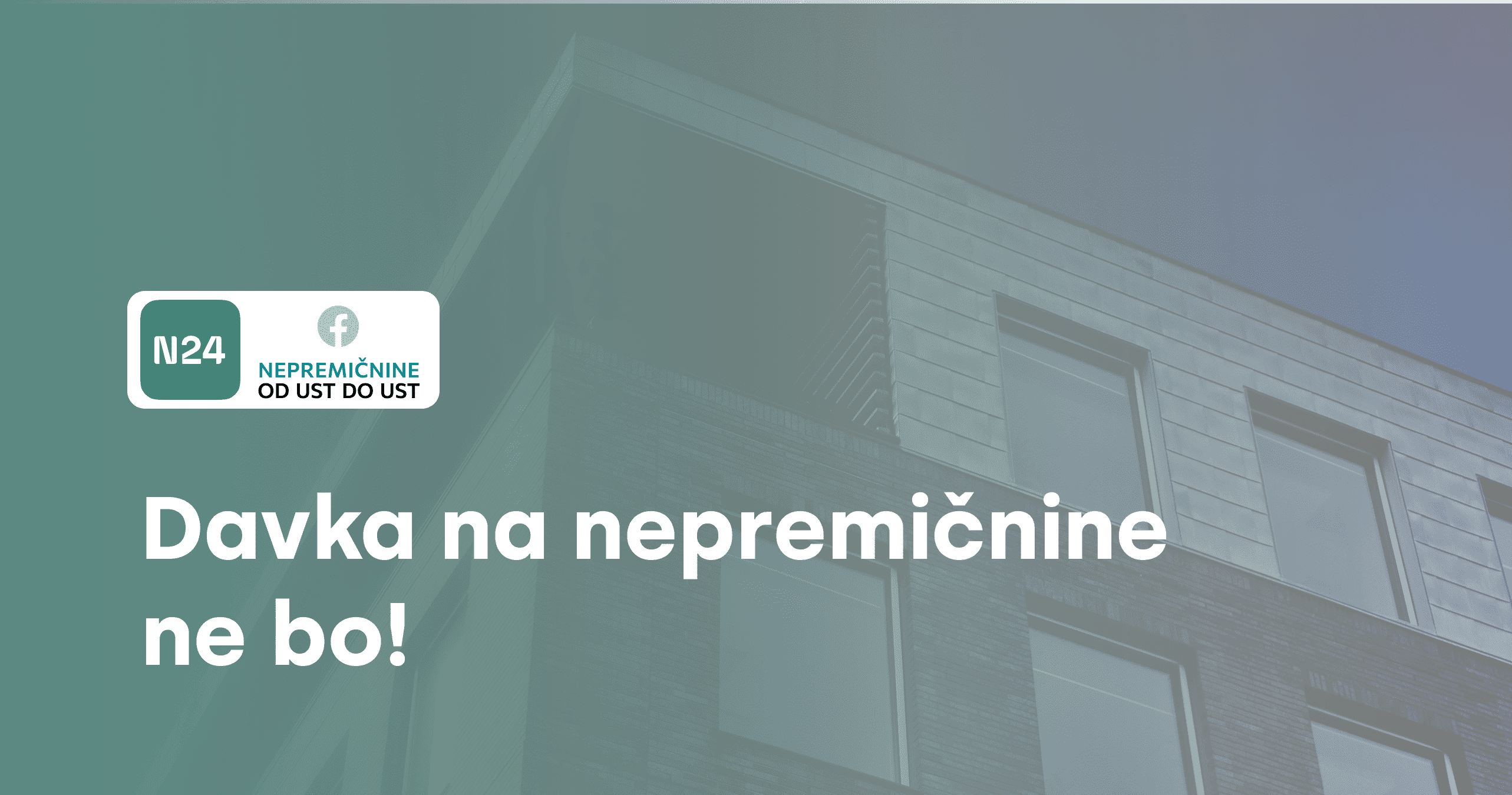 Davka na nepremičnine ne bo