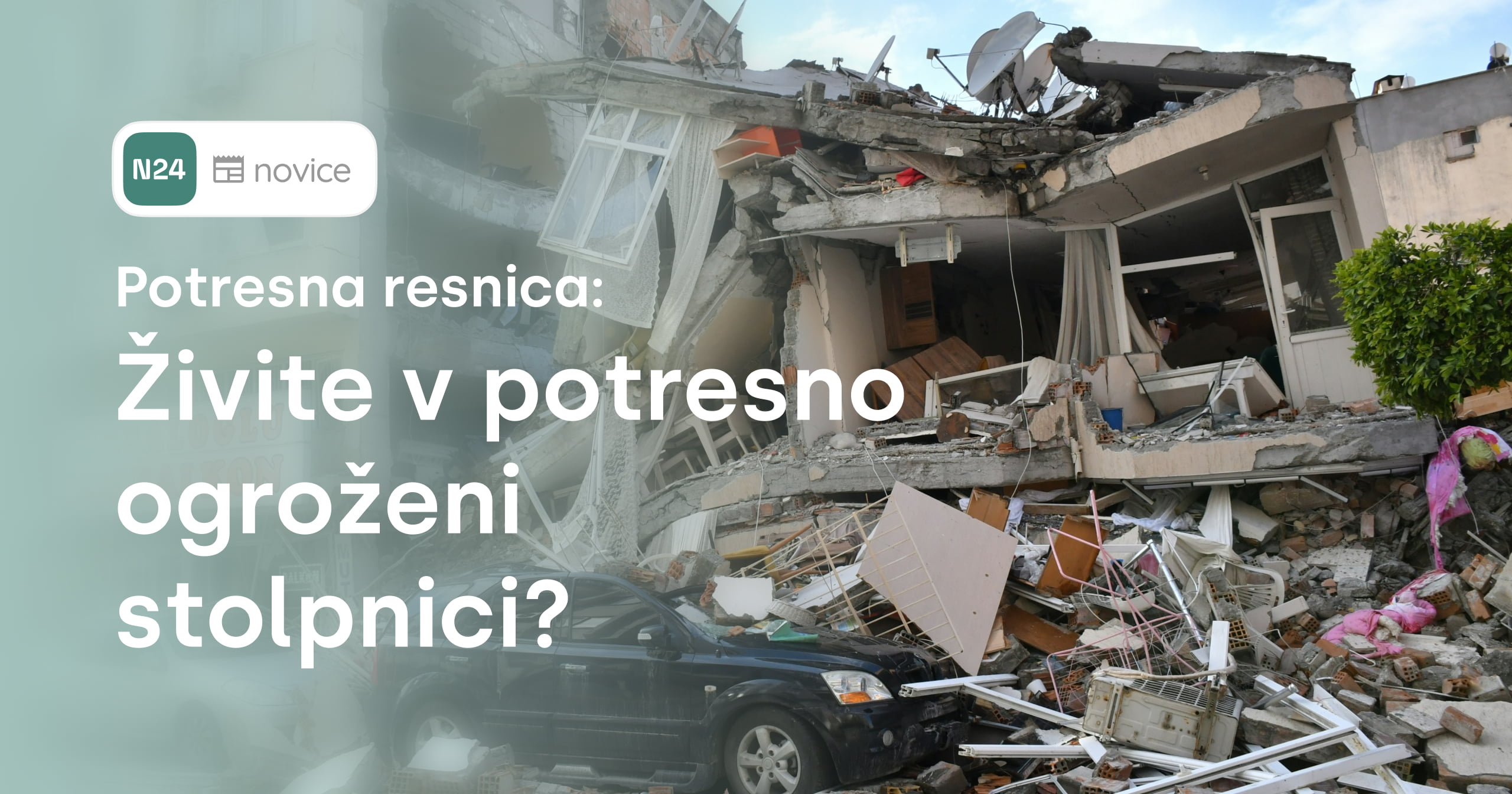 Potresna resnica: Živite v potresno ogroženi stolpnici?